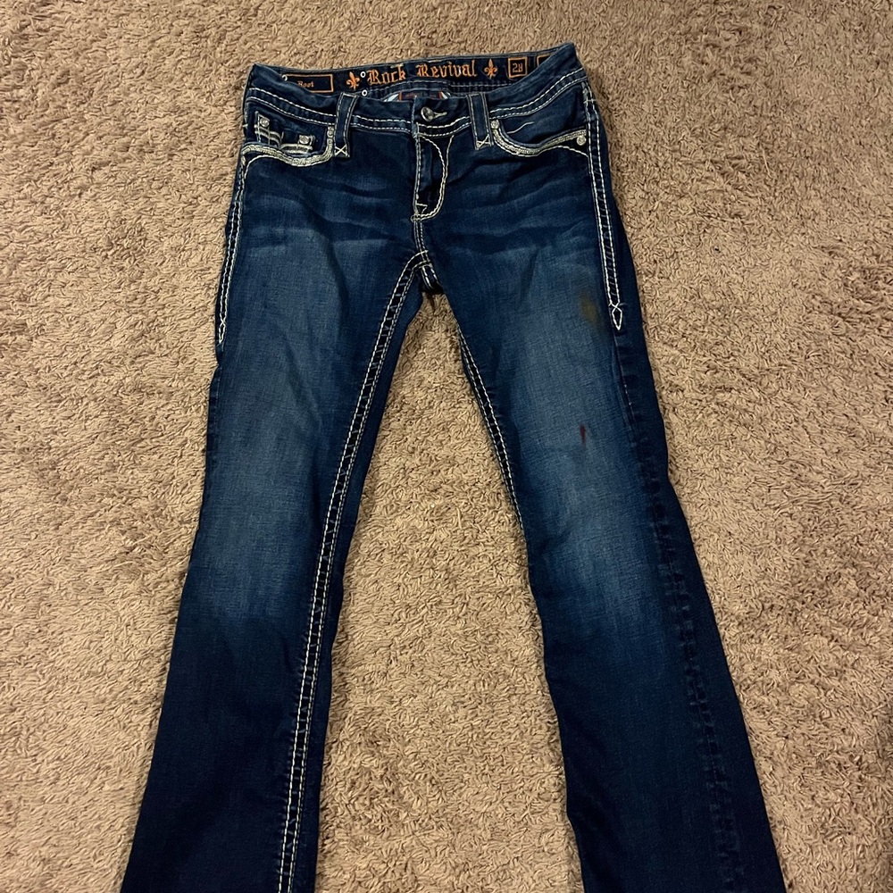 Rock Revival sherry boot jeans for women’s 28